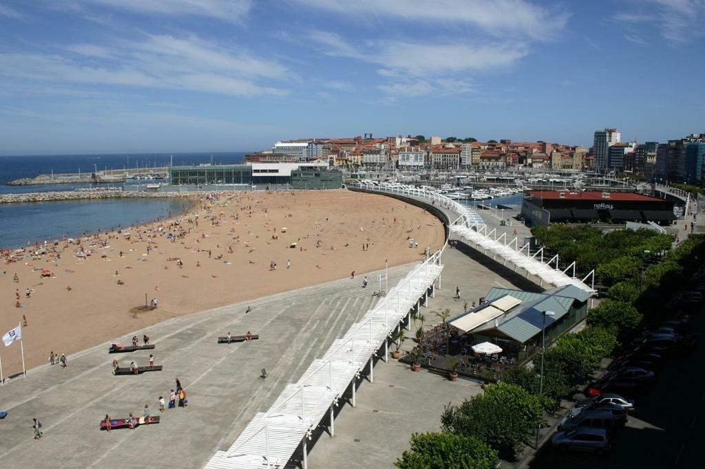 Primera Linea Playa+Parking Gratis Gijon Ngoại thất bức ảnh